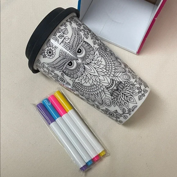 Color Your Life Ceramic Mug Set - Picture 9 of 14